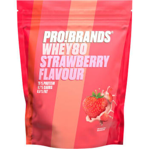 Whey Powder Strawberry 500g ProBrands