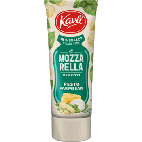 Mjukost Mozarella Pesto Parmesan 14% 250g Kavli