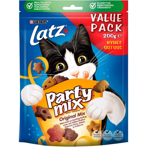Kattsnacks Party mix Original 200g Latz