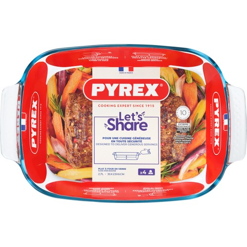 Ugnsform Glas 35x23x6cm Pyrex