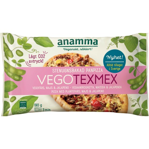 Pizza Vegotexmex 190g Anamma