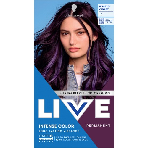 Hårfärg 87 Mystic Violet 1-p Schwarzkopf Live