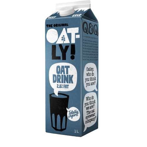 Havredryck Naturell 2,8% 1l Oatly