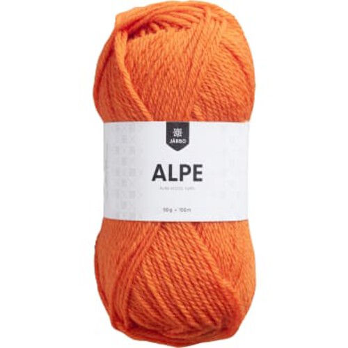 Garn Alpe Poppy Orange 50g Järbo