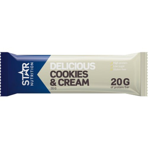 Protein Bar Cookies & Cream 20g Star Nutrition