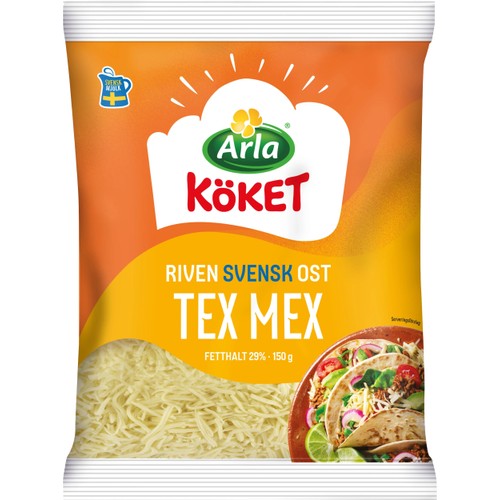 Texmex ost riven 29% 150g Arla Köket