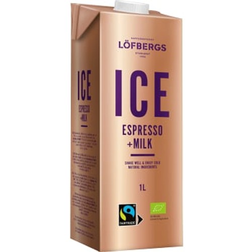 Iskaffe Ice Espresso Milk Ekologisk 1l Löfbergs