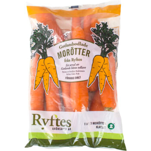 Morötter 1kg Klass 1 Ryftes Grönsaker