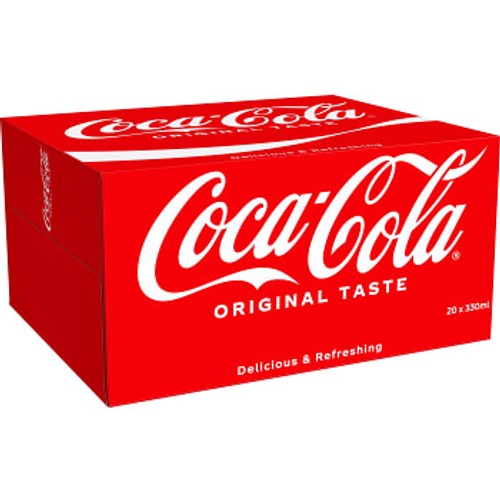 Läsk 33cl 20-p Coca-Cola