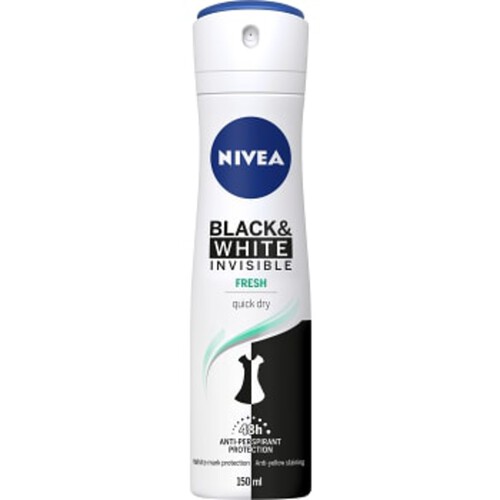 Deodorant Spray Black & White Fresh 150ml NIVEA
