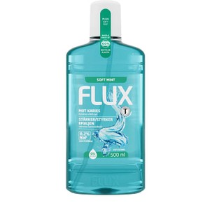 Munskölj Soft Mint 0,2% fluor 500ml FLUX