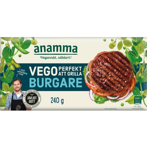 Vegoburgare Jävligt Gott 240g Anamma