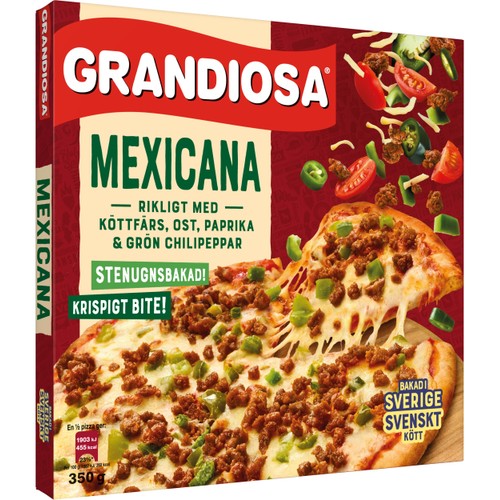 Pizza Mexicana Fryst 350g Grandiosa