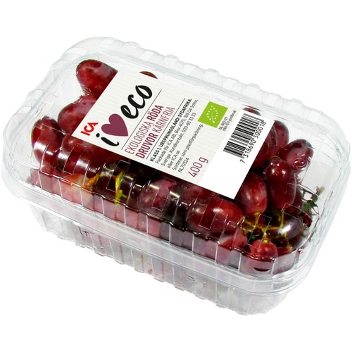 Druva Röd Svart Ekologisk 400g Klass 1 ICA I love eco