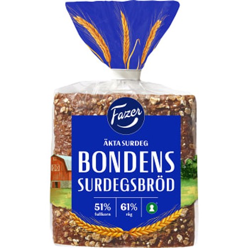 Surdegsbröd Bondens 500g Fazer