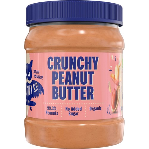 Jordnötssmör Crunchy 350g HealtyCo