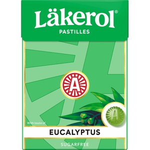 Halstabletter Eucalyptus Sockerfri 75g Läkerol