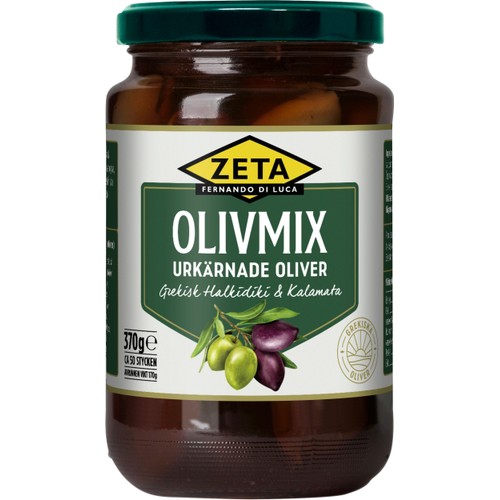 Olivmix Kalamata & halkidiki Urkärnade 370g Zeta