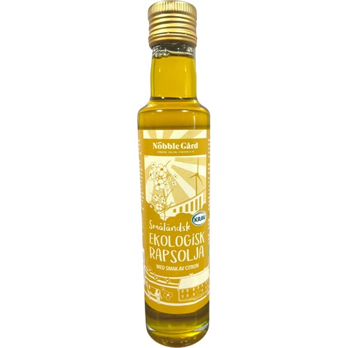 Rapsolja Med Smak Av Citron Ekologisk 250ml Nöbble Gård