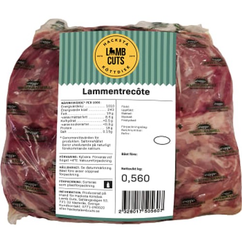 Lammentrecôte Färsk ca 560g Hacksta Köttdisk