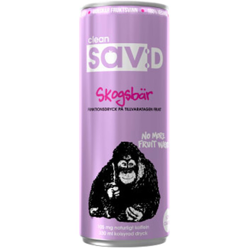 Energidryck Sav:D Skogsbär 33cl Clean Drink