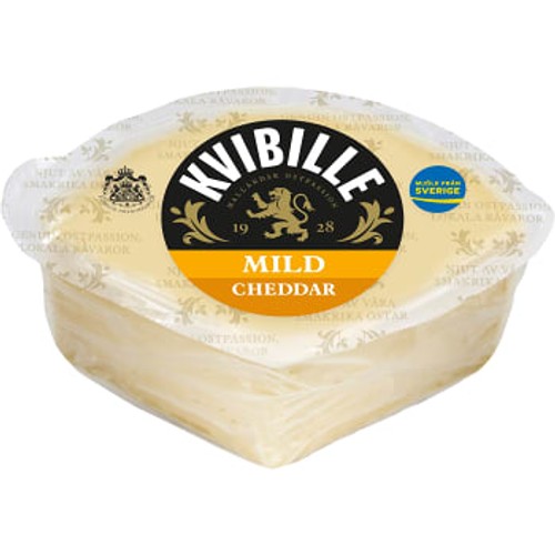 Cheddar krämig mild utan vax ca 750g Kvibille®