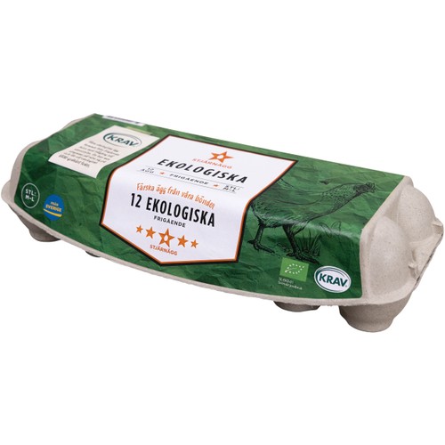 Ägg Ekologiska KRAV 12-p Stjärnägg
