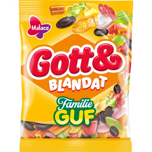 Godis Gott & Blandat FamiljeGuf 210g Malaco
