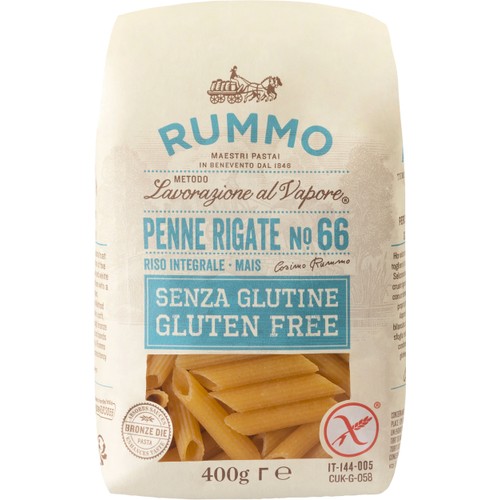 Penne Rigate No.66 Glutenfri 400g Rummo