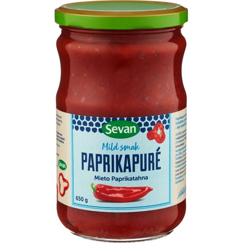Paprikapuré Mild 650g Sevan