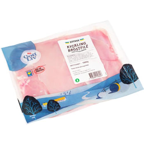Kycklingbröstfilé 1kg ICA Gott Liv