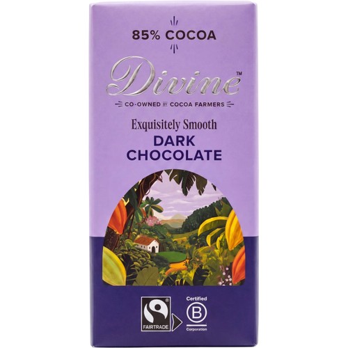 Mörk Choklad 85% 90g Divine