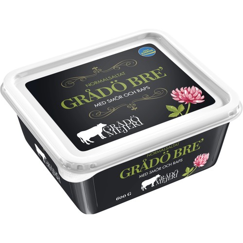 Grådö Bré Normalsaltat 75% 600g Grådö Mejeri