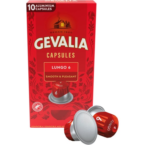 Kaffekapslar Lungo 6 10-p Gevalia
