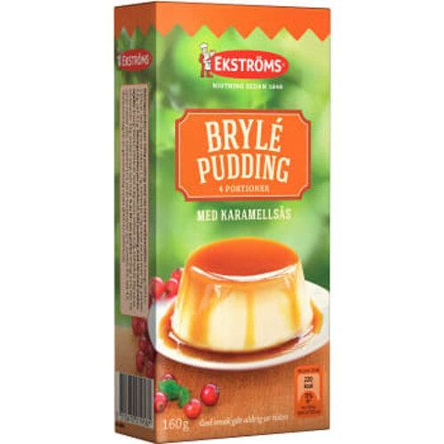 Brylépudding med Karamellsås 160g Ekströms