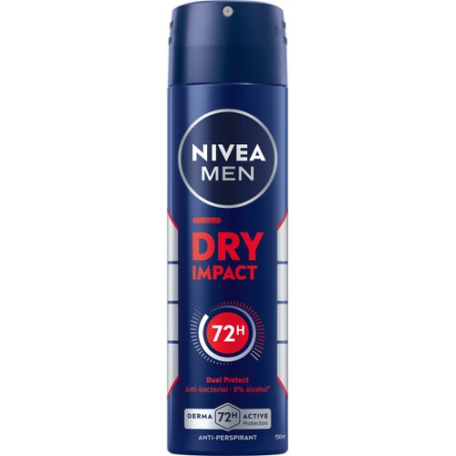 Deodorant Spray 72h Dry Impact 150ml Nivea Men