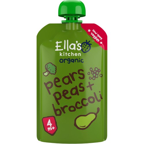 Broccoli päron & ärter Från 4m Ekologisk 120g Ellas Kitchen