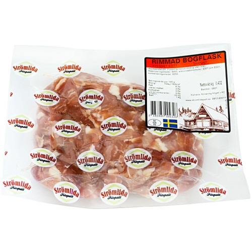 Bogfläsk Rimmat 400g Strömlida