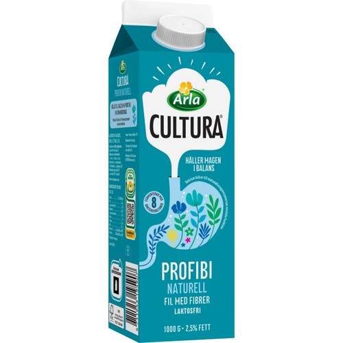 Filmjölk Profibi Naturell Laktosfri 2,5% 1000g Arla Cultura®