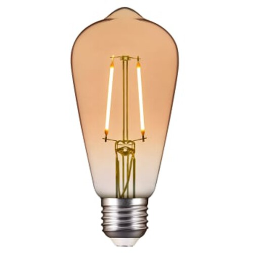 LED Dekorationsbelysning ST64 E27 Gold ICA