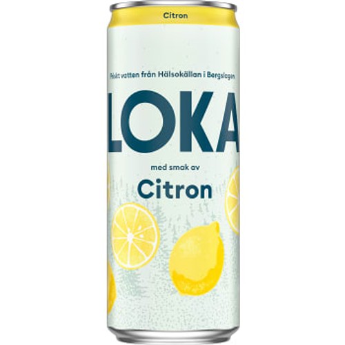 Kolsyrat vatten Citron 33cl Loka