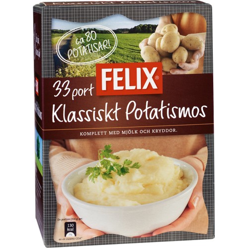 Klassiskt Potatismos 33 port 1243g Felix