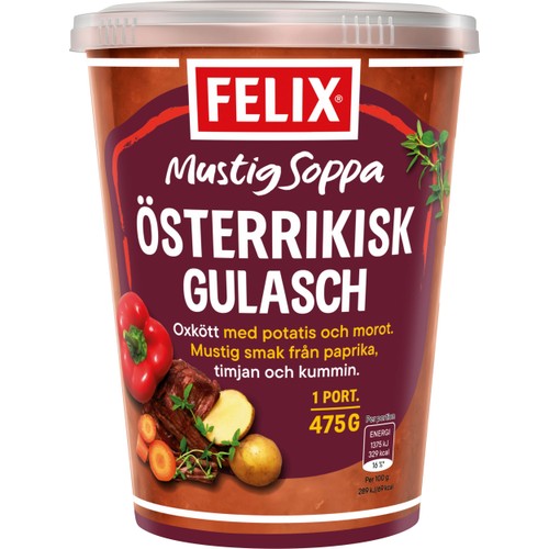 Österikisk Gulaschsoppa 475g Felix