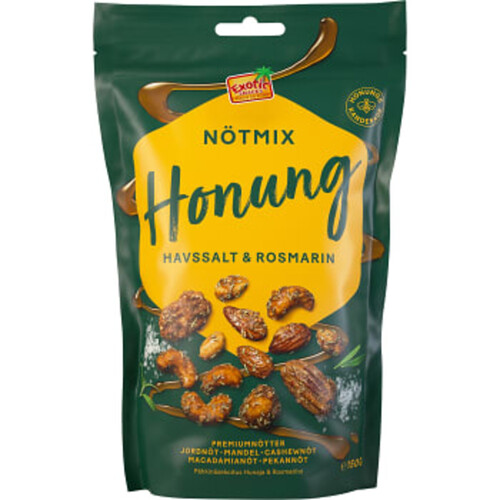 Nötmix Honung Rosmarin 150g Exotic Snacks