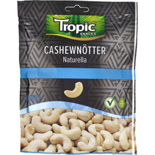Cashewnötter Naturella 170g Tropic Snacks
