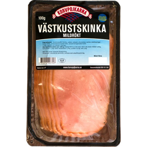 Västkustskinka 100g Korvpojkarna