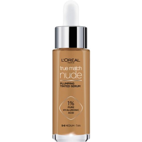 Foundation True Match Nude Plumping Tinted Serum Medium-Tan 5,6 30ml L’Oréal Paris