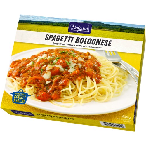 Spagetti bolognese 400g Dafgårds