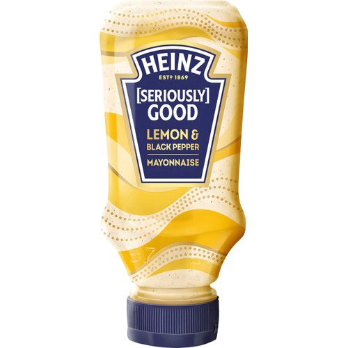Mayo Lemon Black Pepper 220ml Heinz