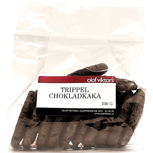 Trippel Chokladkaka 200g Olof Viktors i Glemminge